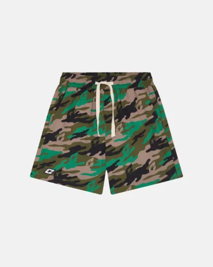 Cold Culture Green Camo Swim Short