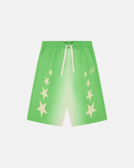 Cold Culture Stars Wide Swim Shorts Green