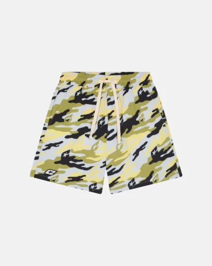 Cold Culture Yellow Camo Swim Short